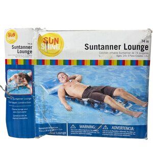 74-Inch My Sunshine Suntanner Lounge For Ages 14+ With Coil-Beam Construction